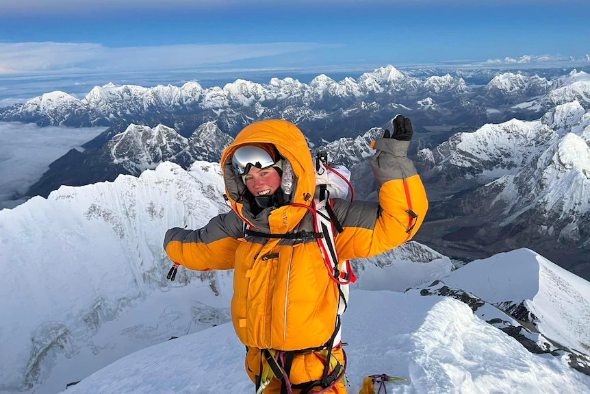 The youngest Australian to climb Mount Everest