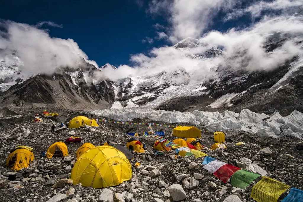 Shifting Everest Base Camp 